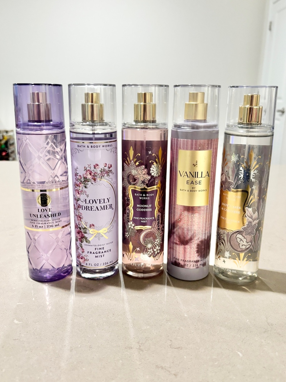 Bath & Body Works Purple Bundle 5 Piece Set